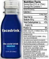 Facedrink, the social energy shot