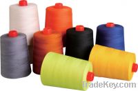 aramid sewing thread with inherent fire resistant property