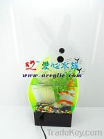 mini fashionable acrylic rabbit fish tank/Aquarium