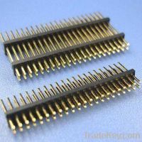 Sell Pin Headers with Tin-plating and Gold-plating, 1.27mm pitch