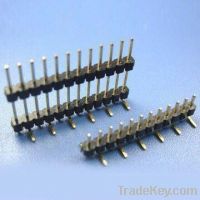 Sell Pin Headers with Single Row, SMT Type, Tin Plating/Gold Plating,