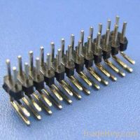 Sell Pin Header with Tin-plating and Gold-plating, 2.0mm Pitch, Dual-r