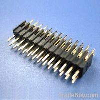 Sell Pin Header with Pitch of 2.54mm, Dual Row, Straight Dip Type and