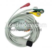 E1277 Goldway 5 leads snap ECG Cable