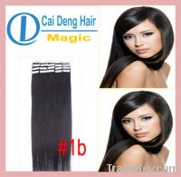 Indian Remy Hair Human Hair Extensions Tape Hair 4cm Straight 120g