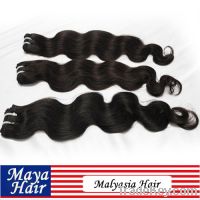 Sell Hair Weaving Virgin Remy Malaysian Tangle free Hair Weft Human Ha