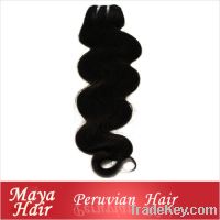 Sell Virgin Remy Peruvian Hair Top Weft Human Hair Extensions