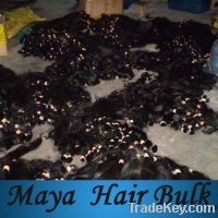 Sell Virgin Remy Indian Hair Bulk for Top Weft