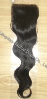 Sell all hand tied 100% human hair silk top closure-High quality hair