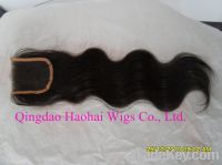 Sell Lace closure, 100% human hair, Best quality, All Hand tied