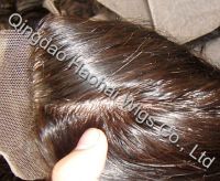 Sell all hand tied 100% human hair fishnet wigs-High quality hair