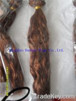 Hot sale-hair weft-natural wave-6#-human hair