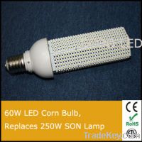 Sell CE, RoHs-certified 60W E40 LED corn lamps, 360 degree beam angle
