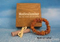 Sell Raw Baltic Amber Bracelet - triple