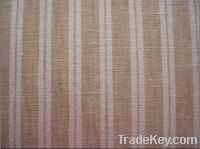 Pure Linen Stripe Fabric