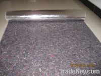 3mm recycle cotton fabric pad adhensive aluminium coating