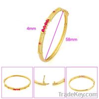 Sell mens Bangle, hot sell gold jewelry, paypal, free shipping
