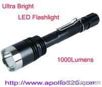 Sell 1000Lumens Rechargeable Waterproof LED Flashlight Torch