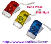Sell Hand Press Battery Free Flashlight