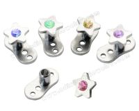 newest micro dermal anchor body jewelry