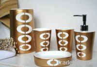 Sell Euro style brown ceramic bathroom set