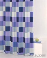 Sell contemporary colorful printed bath curtain