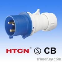 HTN013 Industrial Plug 16A 2P+E IP44