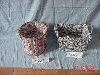 straw baskets