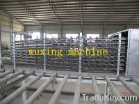 Sell-gypsum board forming line