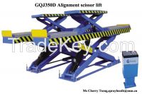 Offer GQ350D Alignment Scissor lift, wheel alignment scissor lift with CE certificate
