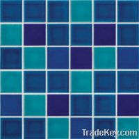 mix color porcelain mosaic, swimming pool tile