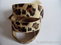 Sell 22mm Leopard Grosgrain ribbon, printed ribbon