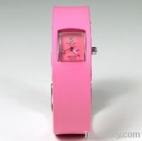 Sell lowest price promotional silicone watch