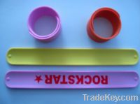 Sell 2011 silicone slap bracelet