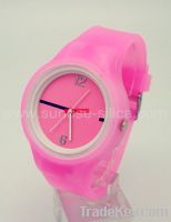 sell high quality round jelly watch