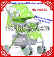 Lightweight alloy baby stroller with siting lying half lying usage qui