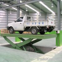 Unloading platform for container