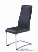 Sell Dining Chair Made of PU With Chromed Base