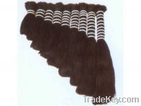 Hair Bulk, Made of 100% Human Hair, Different Styles are Available