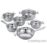 Sell 12 Pcs Stainless Steel Cookware Set