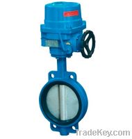 Sell Butt-clamped electric rubber-lined butterfly valve
