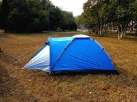 Single Polyester Dome Tent Waterproofed Tent