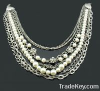 Sell fahion alloy/diamond/acrylic pendant necklace