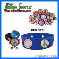 Sell silicone custom bracelet