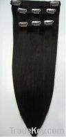 Sell Natural human hair clip on extension