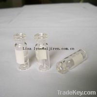 V827 2ml small opening screw-thread vial with write-on spot, clear