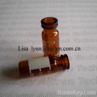 V1045 2 ml wide opening snap-top vial with write-on spot, amber