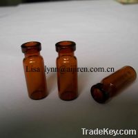 V1135 2ml wide opening crimp-top vial, amber