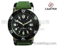Sell Fashion Sport watches is made of Ally and cloth, OEM and ODM is we