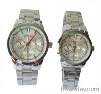 Sell Couple watch is made of alloy and with water resistant function.